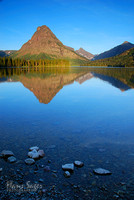 Mt. Sinopah at Two Medicine Lake 1